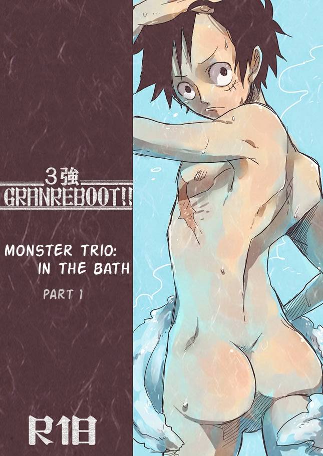 monster-trio-in-the-bath-one-piece-english
