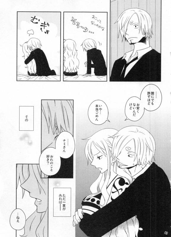(C91) [Orange Typhoon (Yamada Enako)] SweetNess 3 Sanji x Nami Sairokushuu (One Piece)_069