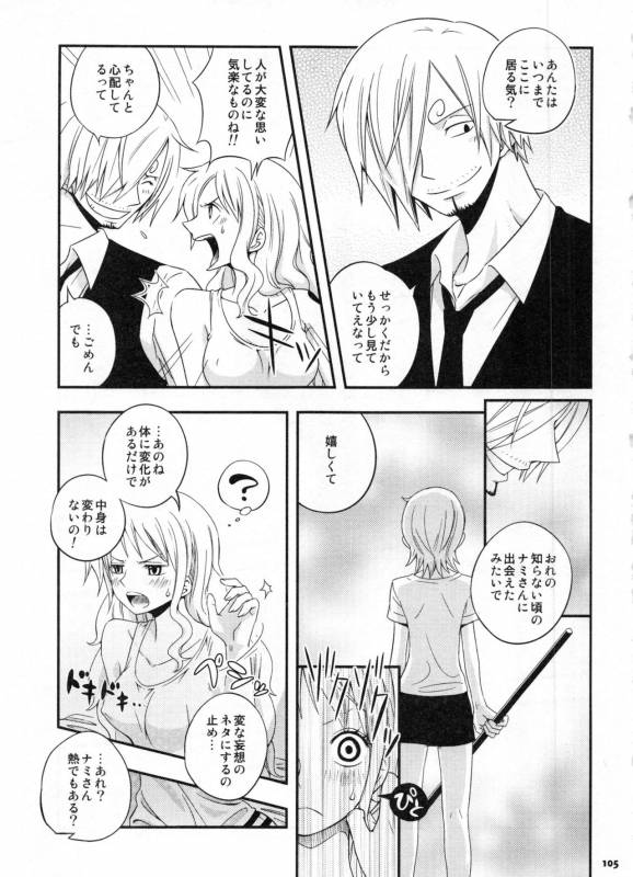 (C91) [Orange Typhoon (Yamada Enako)] SweetNess 3 Sanji x Nami Sairokushuu (One Piece)_107